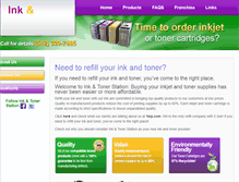 Tablet Screenshot of inktonerstation.com
